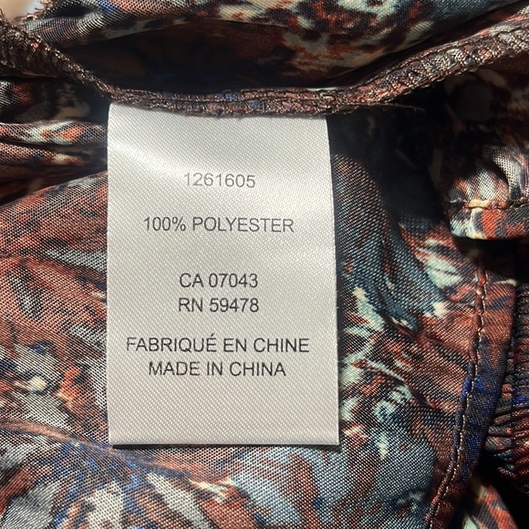 Rachel Zoe Multicolor RUCHED TIERED TANK TOP, GYPSY/ BOHO CORE, SIZE XS - Picture 6 of 10